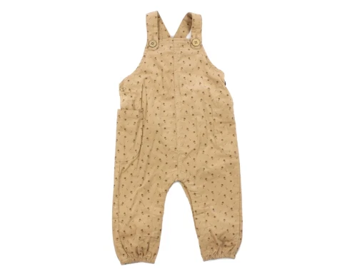 Lil Atelier nougat blomstret overall